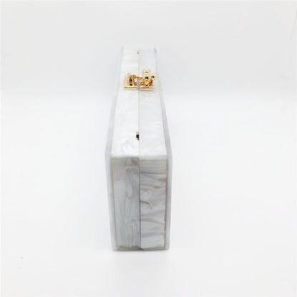 Timeless HELLO Letter Acrylic Evening Bag