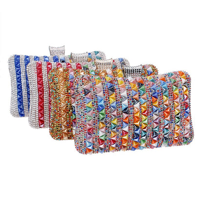 Flower Candy Color Evening Clutch