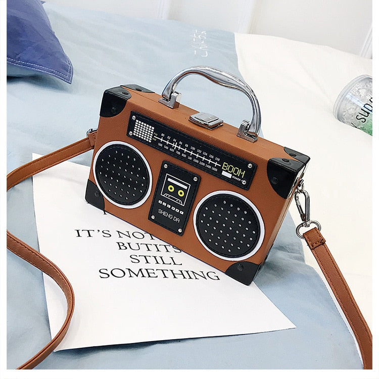 Radio-Shaped Retro Handbags