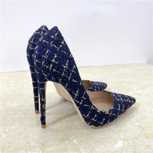 Woven High Heels