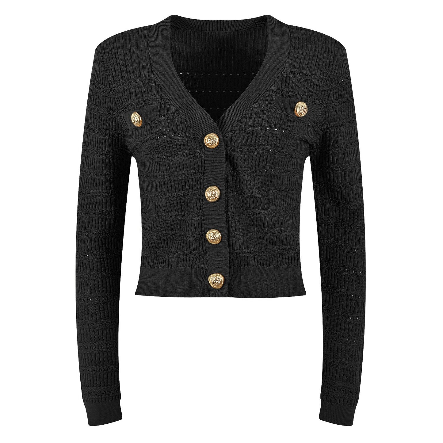 Designer V-Neck Cardigan