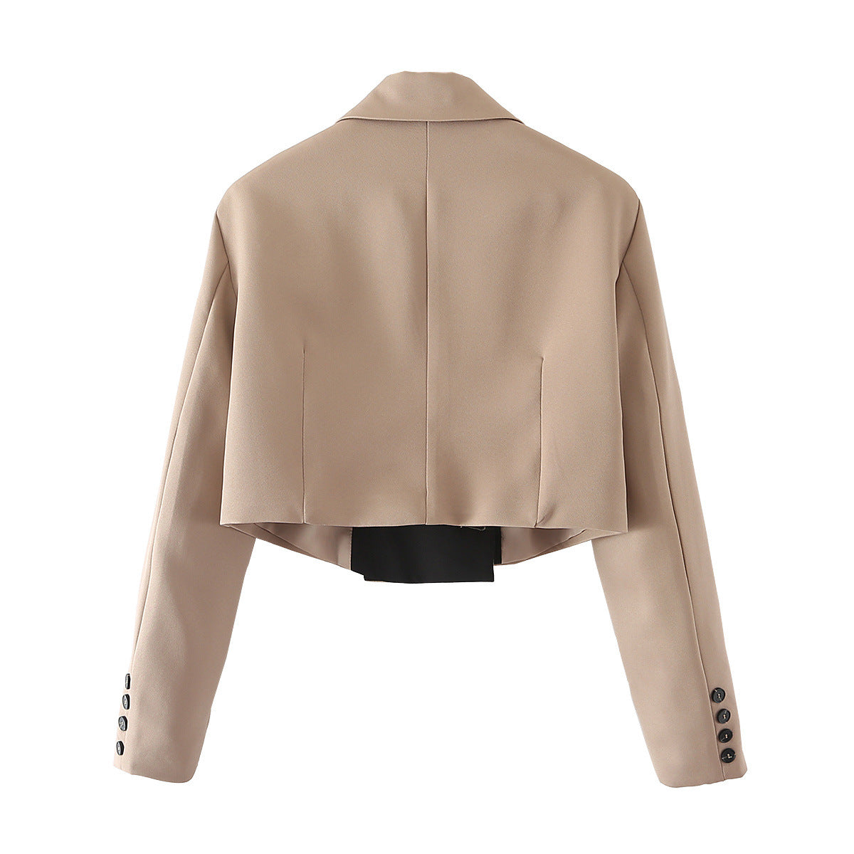 Women's Colorblock Cropped Blazer