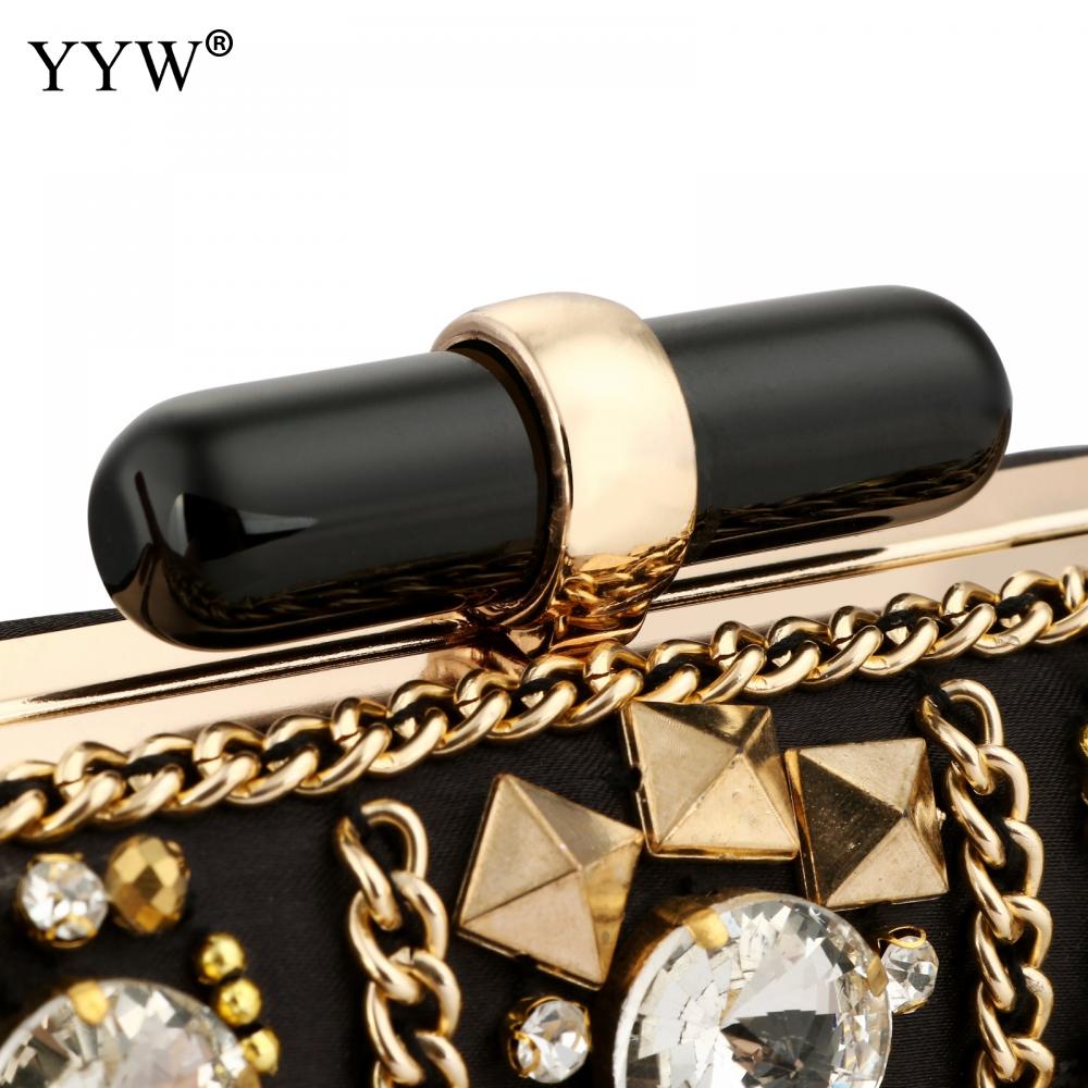 Bohemia Style Rhinestone Clutch