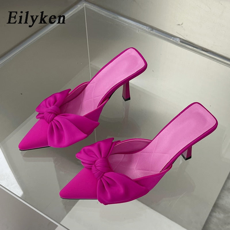 Butterfly-knot Slipper Sandals