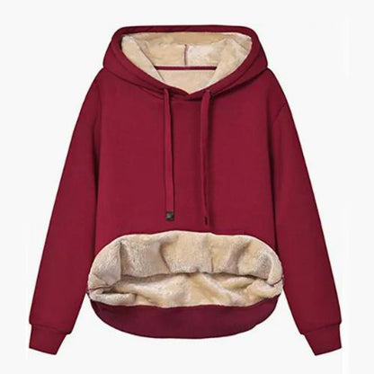 Warm Lamb Fleece Pocket Hooded Jacket