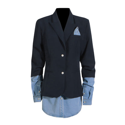 Splicing Suit Jacket