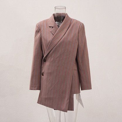 Deconstructed Asymmetrical Suit Jacket