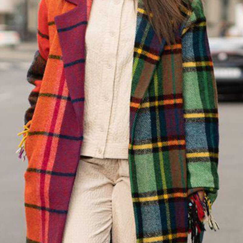 SuperAen Full Hooded Long Woolen Coat