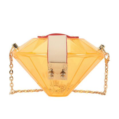 Acrylic Diamond Shape Purse