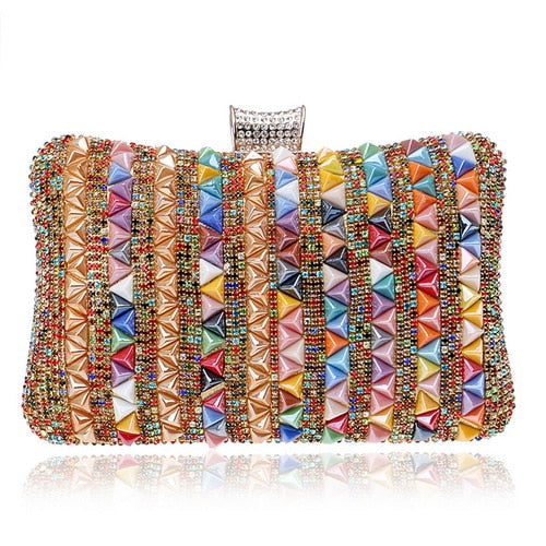 Flower Candy Color Evening Clutch