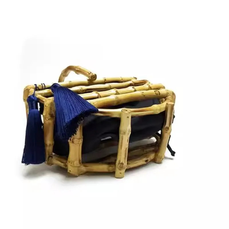 Handmade Tassel Bamboo Knot Bag