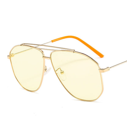 Luxury Double Beam Pilot Sunglasses