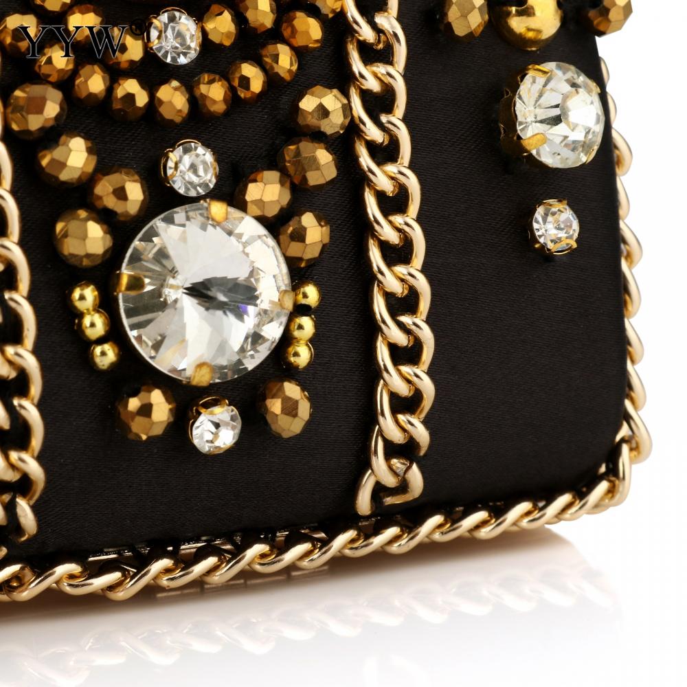 Bohemia Style Rhinestone Clutch