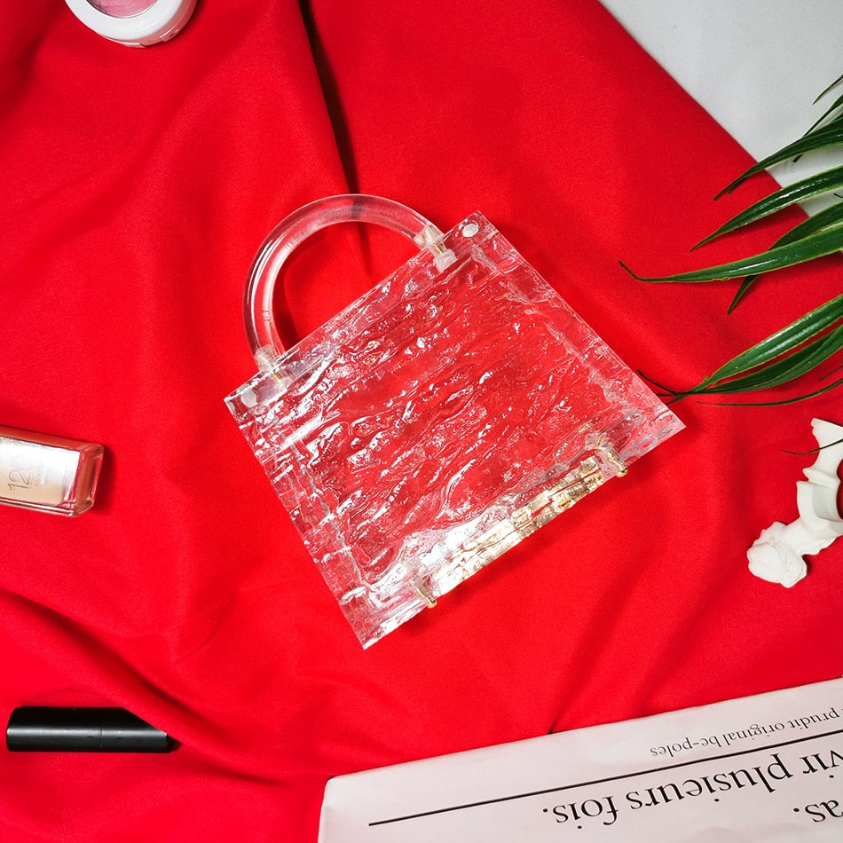 Clear Acrylic Box Evening Bag