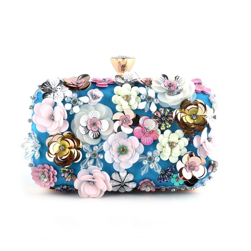 Flower Candy Color Evening Clutch