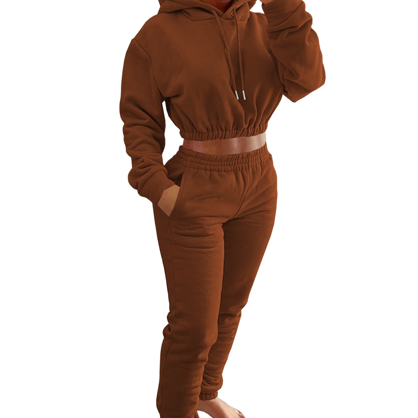 Casual Hoodie+Jogging Pants Two-Piece Set