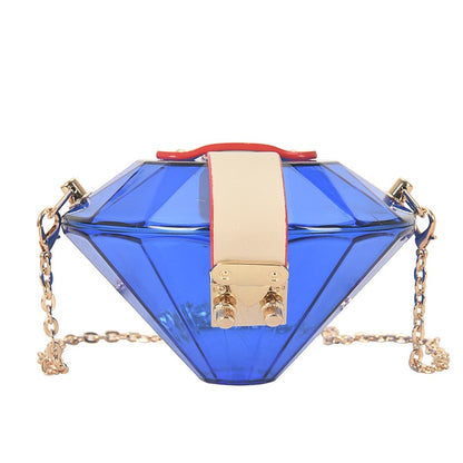 Acrylic Diamond Shape Purse