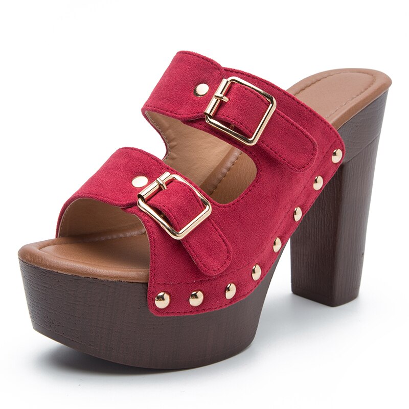 Rivet Punk Gothic Platform Sandals