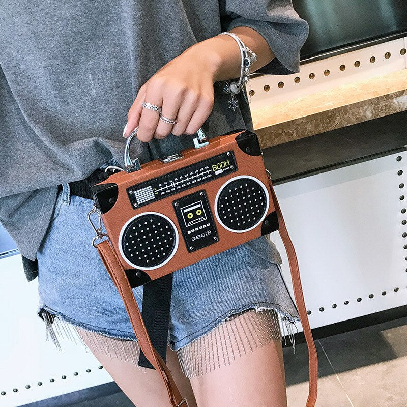 Radio-Shaped Retro Handbags