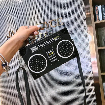 Radio-Shaped Retro Handbags