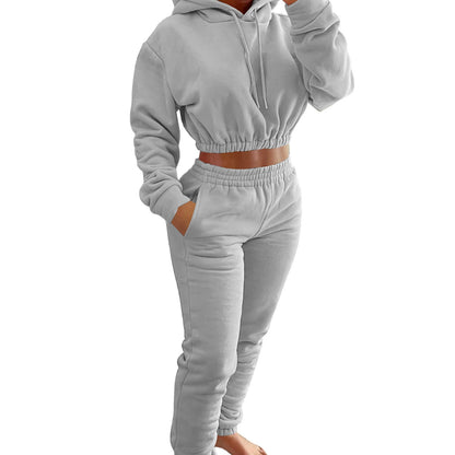 Casual Hoodie+Jogging Pants Two-Piece Set