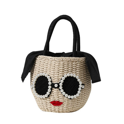 Rattan Woven Handbag