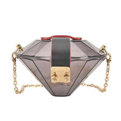 Acrylic Diamond Shape Purse