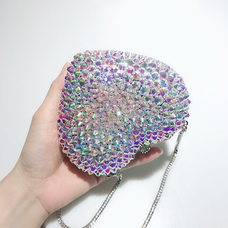 Romantic Heart-Shaped Evening Bag