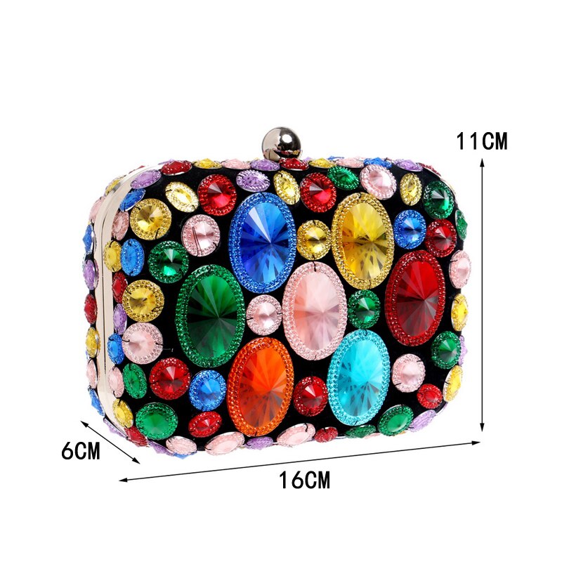 Flower Candy Color Evening Clutch