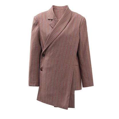 Deconstructed Asymmetrical Suit Jacket