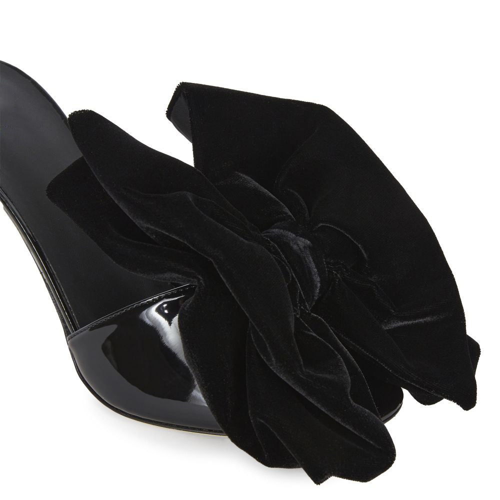 Large-Sized, Bow Tie Accent Heels