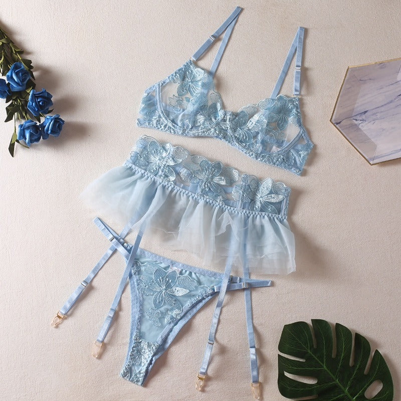 Sarong Ruffle Lingerie Set