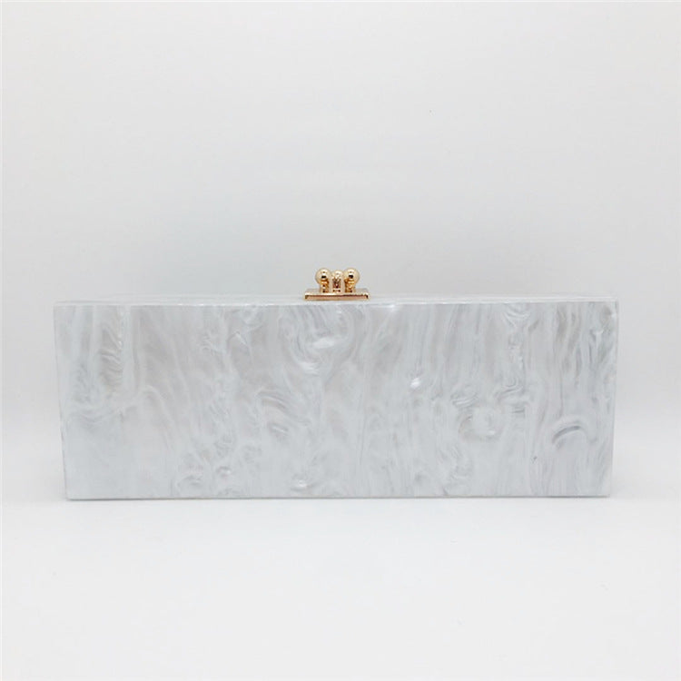 Timeless HELLO Letter Acrylic Evening Bag