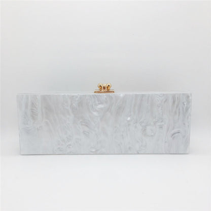 Timeless HELLO Letter Acrylic Evening Bag