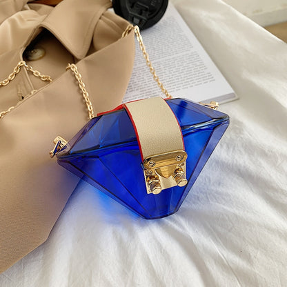 Acrylic Diamond Shape Purse