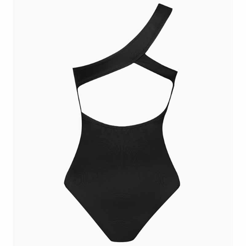 One-Shoulder Hollow Out Monokini