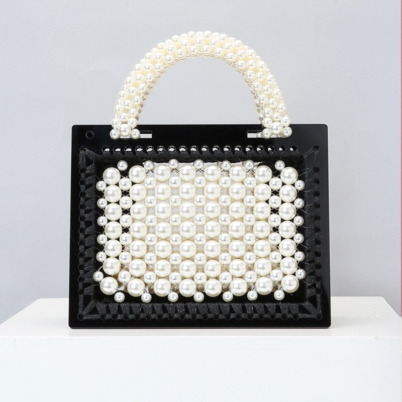 Luxury Acrylic Pearl Evening Clutch