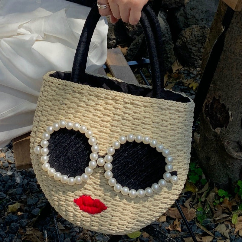 Rattan Woven Handbag