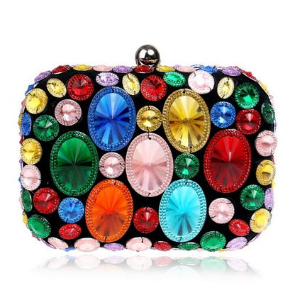 Flower Candy Color Evening Clutch