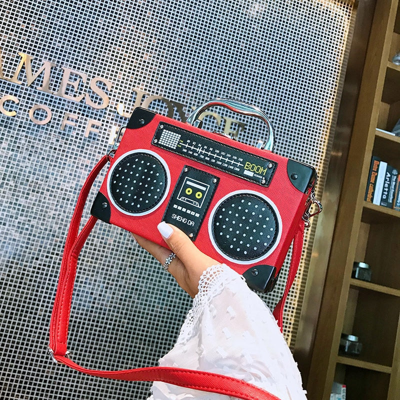 Radio-Shaped Retro Handbags