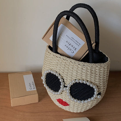 Rattan Woven Handbag