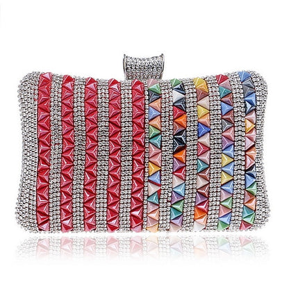 Flower Candy Color Evening Clutch