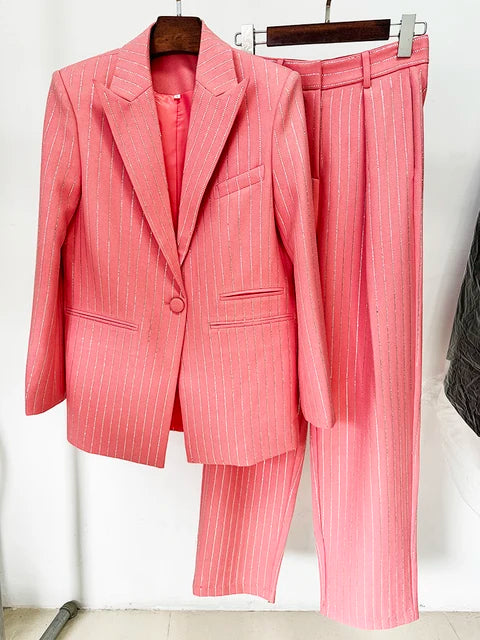 Diamond Suit Jacket and Pants set