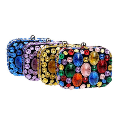 Flower Candy Color Evening Clutch