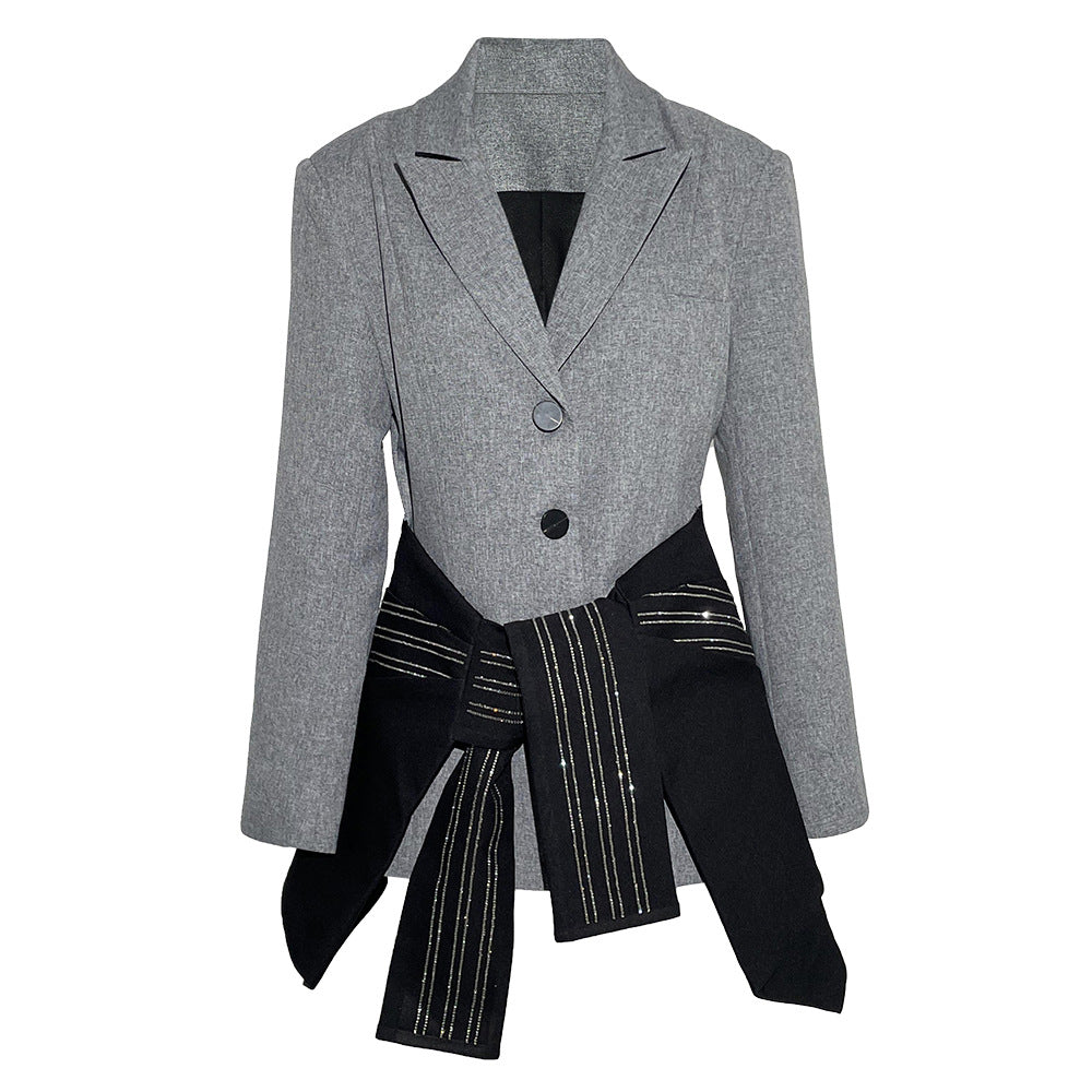 Mid Length Suit Jacket Dress