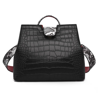 Crocodile Texture Handbag