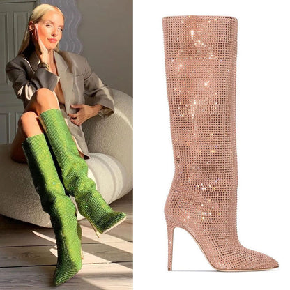 BlingBling Fashion Knee-High Boots