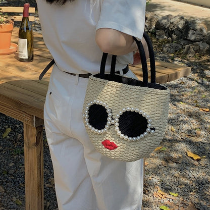 Rattan Woven Handbag