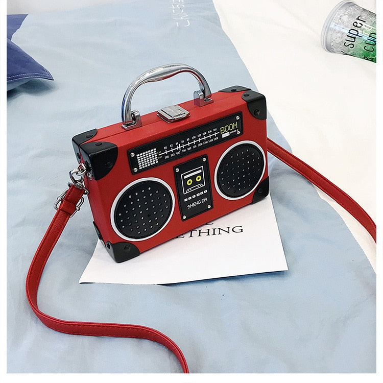 Radio-Shaped Retro Handbags