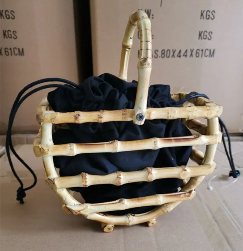 Handmade Tassel Bamboo Knot Bag